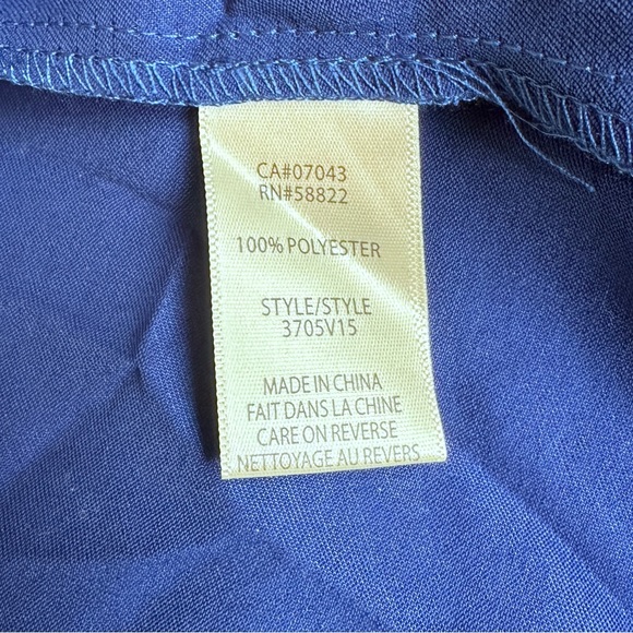 Max Studio blue satin skirt - Picture 9 of 10